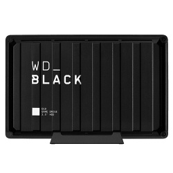 Disco Duro Externo Western Digital WD D10 Game Drive, 8TB, USB A 3.0, Negro 