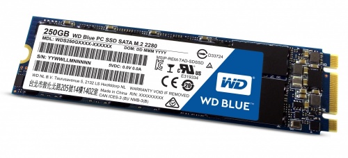 SSD Western Digital WD Blue, 256GB, M.2 