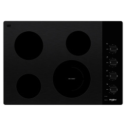 ﻿Whirlpool Parrilla Eléctrica WCE55US0HB, 4 Quemadores, Negro 