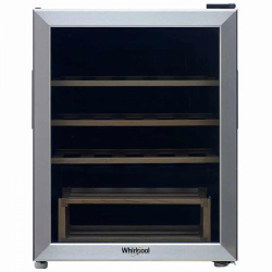 Whirlpool Enfriador de Vinos WW2110S, 5 Estantes, 21 Botellas, Gris 