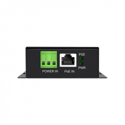 Wi-Tek Convertidor de Medios Gigabit Ethernet PoE a PoE Pasivo 24V, 100 Metros 