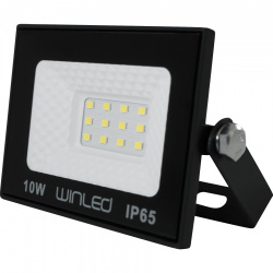 Winled Reflector LED WRE-008, Luz Fría, 10W, 850 Lúmenes, Negro 
