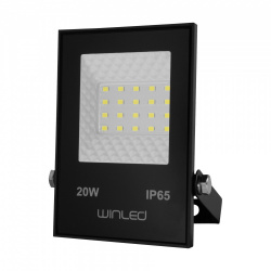 Winled Reflector LED WRE-009, Luz Blanca Fría, 20W, 1700 Lúmenes, Negro 