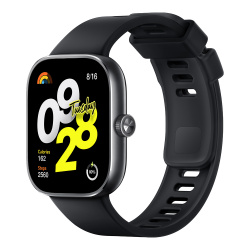 Xiaomi Smartwatch Redmi Watch 4, Touch, Bluetooth, Negro - Resistente al Agua 