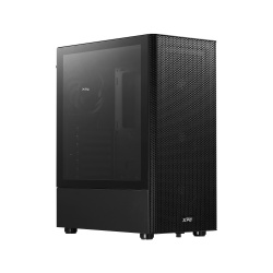 Gabinete XPG Valor Mesh con Ventana, Midi-Tower, ATX/Mini-ITX/Micro-ATX, USB 3.2, sin Fuente, 4 Ventiladores Instalados, Negro ― Daño en la parte superior trasera. 