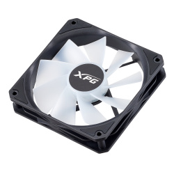 Ventilador XPG Vento 120 PWM, 120mm, 1600RPM, ARGB, Negro 