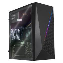 Computadora Xtreme PC Gaming CM-05058, AMD Ryzen 5 5600G 3.90GHz, 16GB, 500GB SSD, Adaptador Wi-Fi, Windows 10 Prueba ― Daños mayores pero funcional - Golpes en la tapa lateral. 