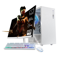 Computadora Gamer Xtreme PC Gaming CM-05095, AMD Ryzen 7 5700G 3.70GHz, 16GB, 500GB SSD, Wi-Fi, Windows 10 Prueba  ― incluye Monitor 27