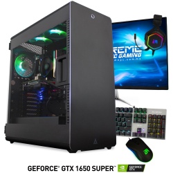 Computadora Gamer Xtreme PC Gaming CM-05312, AMD Ryzen 5 3600 3.60GHz, 16GB, 2TB + 120GB SSD, NVIDIA GeForce GTX 1650 SUPER, FreeDOS - Incluye Monitor, Teclado y Mouse 