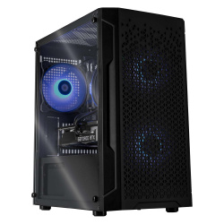 Computadora Gamer Xtreme PC Gaming CM-05434, AMD Ryzen 5 5500 3.60GHz, 16GB, 2TB HDD + 500GB SSD, Wi-Fi, NVIDIA GeForce RTX 3050, Windows 10 Prueba, Negro Artic ― Postes front panel rotos 