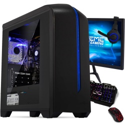 Computadora Gamer Xtreme PC Gaming CM-29000, AMD Athlon 3000G 3.50GHz, 16GB, 240GB SSD, Radeon Vega 3, FreeDOS - incluye Monitor, Teclado y Mouse 