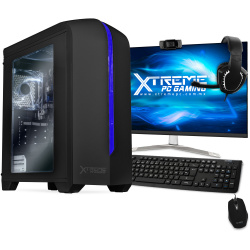 Computadora Gamer Xtreme PC Gaming CM-91013, Intel Core i5-10400 2.90GHz, 8GB, 240GB SSD, Wi-Fi, Windows 10 Prueba  ― Incluye Monitor de 23.8
