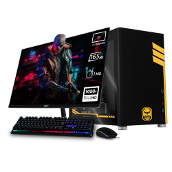 Computadora Gamer Xtreme PC Gaming CM-05497, AMD Ryzen 5 5500, NVIDIA GeForce RTX 4060, 16GB, 1TB SSD, Wi-Fi, Windows 10 Prueba + Teclado/Mouse/Monitor de 24