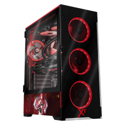 Computadora Gamer Xtreme PC Gaming CM-80033, AMD Ryzen 9 5900X 3.70GHz, 32GB, 4TB HDD + 1TB SSD, Wi-Fi, NVIDIA GeForce RTX 4070 Super, Windows 10 Prueba, Negro Vampira 