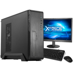 Computadora Gamer Xtreme PC Gaming CM-89103, Intel Celeron-N3160 1.60GHz, 8GB, 1TB, FreeDOS — Incluye Monitor 18.5