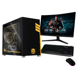 Computadora Gamer Xtreme PC Gaming Asus TUF CM-50274, AMD Ryzen 5 5500 3.60GHz, 16GB, 1TB SSD, Wi-Fi, NVIDIA Geforce RTX 4060, Windows 10 Prueba ― incluye Monitor 23.8