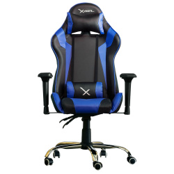 XZEAL Silla Gamer XZ10, hasta 115Kg, Negro/Azul 