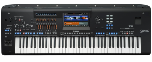 Yamaha Teclado Profesional GENOS2, 76 Teclas, Negro 