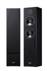 Yamaha Kit Bocinas de Torre para Sonido Envolvente NS-F51, Alámbrico, 80W RMS, Negro 