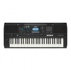 Yamaha Teclado Portátil PSR-E473, 61 Teclas, 290 Efectos, USB, Negro 