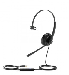 Yealink Monoaural UH34 Lite Mono Teams, Alámbrico, 2.1 Metros, USB-A, Negro 