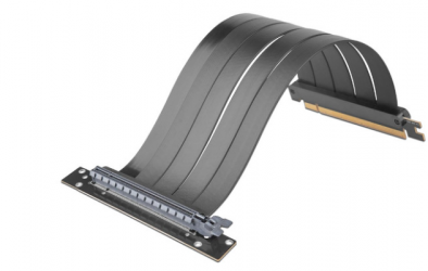 Yeyian Cable de Poder PCI-E Riser Mirage, 4.0, 420mm, Negro 