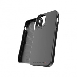 Zagg Funda Holborn para iPhone 12 Mini, Negro, Resistente a Rayones/Polvo/Caídas 