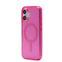 Zagg Funda Milan Snap Glitter con MagSafe para iPhone 16 Plus, Rosa 