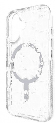 Zagg Funda Milan Floral con MagSafe para iPhone 16, Transparente 