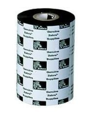 Cinta Zebra Ribbon con Resina, 84mm x 74m, Negro, 1 Rollo 