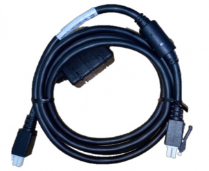 Zebra Cable para Fuente de Poder CC Macho - Macho, Negro, para PWR-BGA12V50W0WW 