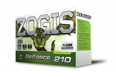 Tarjeta de Video Zogis NVIDIA GeForce GT 210, 1GB 64-bit DDR3, PCI Express 2.0 