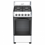 Acros Estufa y Horno de Gas 20" AW5300S, 4 Quemadores, Negro/Plata