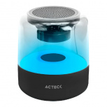 Acteck Bocina Portátil Glee Crystal AP470, Bluetooth, Inalámbrico, 5W RMS, Negro