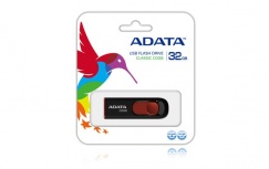 Memoria USB de 32 GB. 2.0 color negro/rojo Marca ADATA.