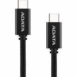﻿Adata Cable USB-C Macho - USB-C Macho, 1 Metro, Negro