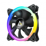 Ventilador Antec Neon 120 PWM ARGB, 120mm, 800 - 1600RPM, Negro - 3 Piezas