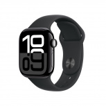 Apple Watch Series 10 GPS, Caja de Aluminio Color Medianoche de 42mm, Correa Deportiva S/M Color Medianoche