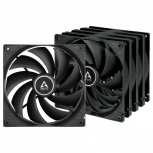 Ventilador Artic Cooling F14, 140mm, 1350RPM, Negro - 5 Piezas