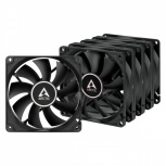 Ventilador Artic Cooling F9, 92mm, 1800RPM, Negro - 5 Piezas