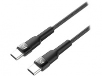 Argomtech Cable USB-C Macho - USB- C Macho, 1.8 Metros, Negro