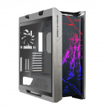 Gabinete ASUS ROG Strix Helios Gundam Edition con Ventana RGB, Midi-Tower, ATX/E-ATX/Micro ATX/Mini-ITX, USB-C/3.2, sin Fuente, Gris