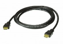 Aten Cable HDMI de Alta Velocidad con Ethernet, HDMI 2.2 Macho - HDMI 2.2 Macho, 4K, 60Hz, 2 Metros, Negro