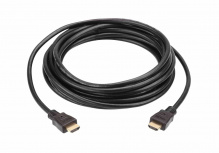 Aten Cable HDMI de Alta Velocidad con Ethernet, HDMI 1.4 Macho - HDMI 1.4 Macho, 4K, 30Hz, 10 Metros, Negro