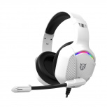 Balam Rush Audífonos Gamer Orphix II HS699 para Xbox One/Xbox Series X|S/Nintendo Switch/PC/Smartphone, Alámbrico, 3.5mm, Negro/Blanco