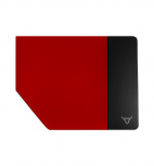 Mousepad Batauro MAT-L, 40x30cm, Grosor 3mm, Negro/Rojo