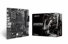 Tarjeta Madre Biostar Micro-ATX A520MH 3.1, S-AM4, AMD A520, HDMI, 64GB DDR4 para AMD