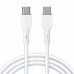 Brobotix Cable USB-C Macho - USB-C Macho, 1 Metro, Blanco