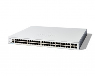 Switch Cisco Gigabit Ethernet Catalyst 1200, 48 Puertos + 4 Puertos SFP, 104 Gbit/s - Administrable