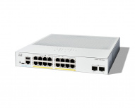 Switch Cisco Gigabit Ethernet Catalyst 1300, 16 Puertos PoE+ 10/100/1000Mbps + 2 Puertos SFP, 240W, 36 Gbit/s, 16000 Entradas - Administrable